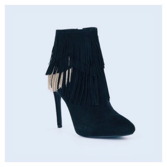 gianni bini fringe booties